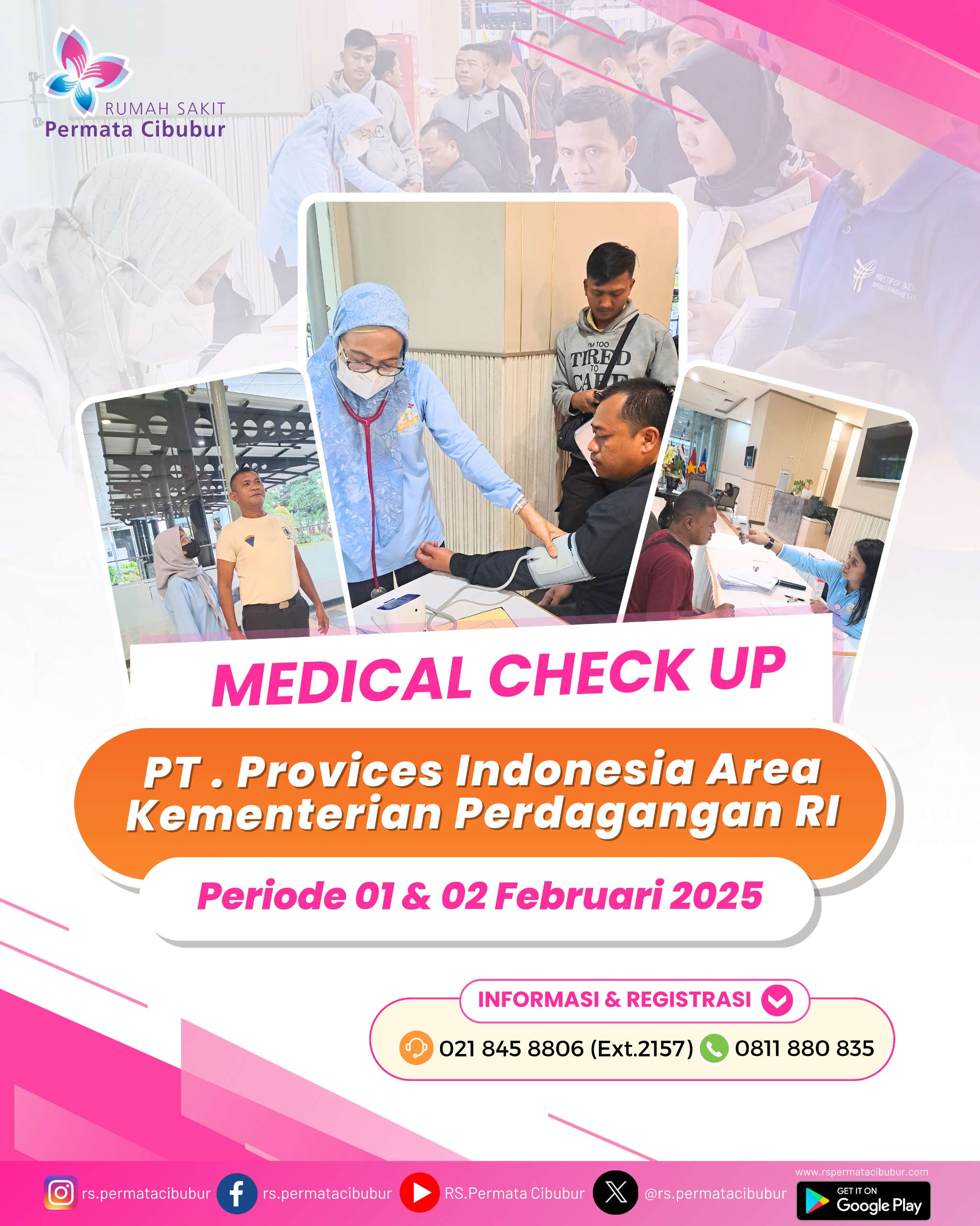 Medical Check-Up (MCU) di PT Provices area Kementerian Perdagangan RI image