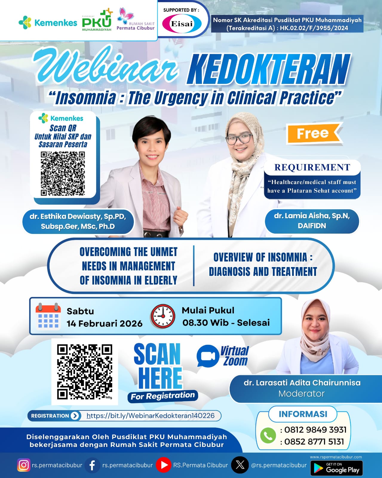 Webinar Kedokteran “Insomnia: The Urgency in Clinical Practice”. image